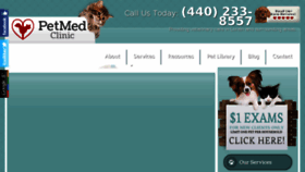 What Petmedclinic.com website looked like in 2018 (5 years ago)