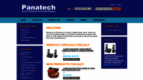What Panatech.net.au website looked like in 2018 (5 years ago)