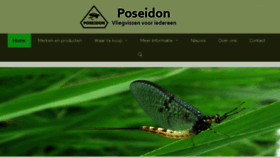 What Poseidonflyfishing.nl website looked like in 2018 (5 years ago)