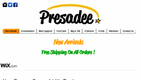 What Presadee.com website looked like in 2018 (5 years ago)
