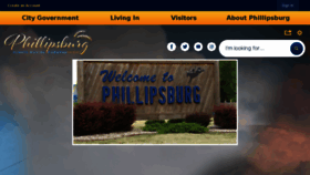 What Phillipsburgks.us website looked like in 2018 (5 years ago)
