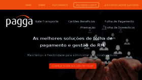 What Paggafolha.com.br website looked like in 2018 (5 years ago)
