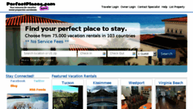 What Perfectplaces.com website looked like in 2018 (5 years ago)