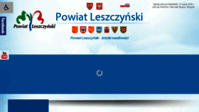 What Powiat-leszczynski.pl website looked like in 2018 (5 years ago)
