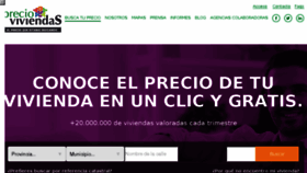 What Precioviviendas.com website looked like in 2018 (5 years ago)
