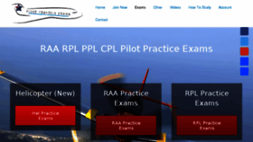 What Pilotpracticeexams.com website looked like in 2018 (5 years ago)