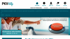 What Pkvhilfe24.de website looked like in 2018 (5 years ago)