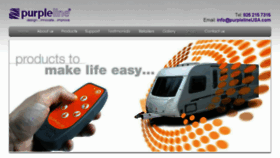 What Purplelineusa.com website looked like in 2018 (5 years ago)
