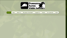 What Possumwoodacres.org website looked like in 2018 (5 years ago)