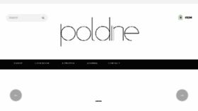 What Poldine-paris.fr website looked like in 2018 (5 years ago)