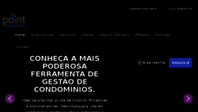 What Pointcondominio.com.br website looked like in 2018 (5 years ago)