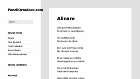 What Poeziiortodoxe.com website looked like in 2018 (5 years ago)