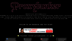 What Proxybunker.online website looked like in 2018 (5 years ago)