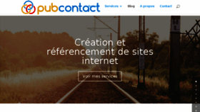 What Pubcontact.com website looked like in 2018 (5 years ago)