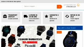What Picadili.ro website looked like in 2018 (5 years ago)