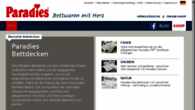 What Paradiesbetten.de website looked like in 2018 (5 years ago)