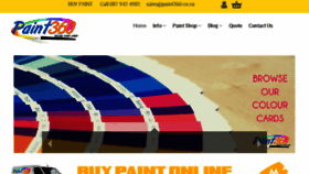 What Paint360.co.za website looked like in 2018 (5 years ago)