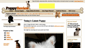 What Puppyreview.com website looked like in 2018 (5 years ago)