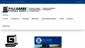 What Paul-garbe.de website looked like in 2018 (5 years ago)
