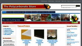 What Polycarbonatestore.com website looked like in 2018 (5 years ago)