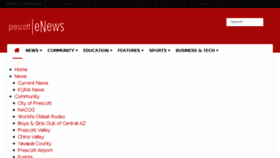 What Prescottenews.com website looked like in 2018 (6 years ago)