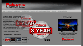 What Palsonic.com.au website looked like in 2018 (5 years ago)