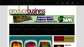 What Producebusiness.com website looked like in 2018 (5 years ago)