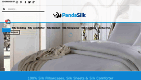 What Pandasilk.com website looked like in 2018 (5 years ago)