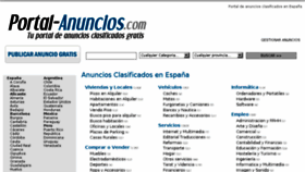 What Portal-anuncios.com website looked like in 2018 (5 years ago)