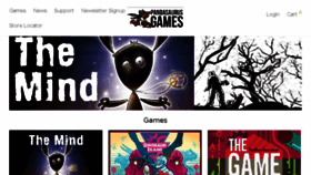 What Pandasaurusgames.com website looked like in 2018 (5 years ago)