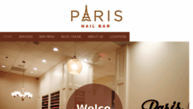 What Parisnailbar.com website looked like in 2018 (5 years ago)