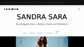 What Purelysandy.com website looked like in 2018 (5 years ago)