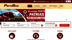 What Perubus.com.pe website looked like in 2018 (5 years ago)