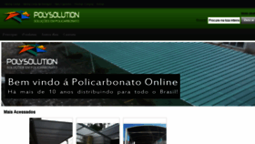 What Policarbonatoonline.com.br website looked like in 2018 (5 years ago)