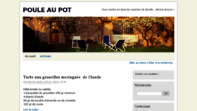 What Pouleaupot.fr website looked like in 2018 (5 years ago)