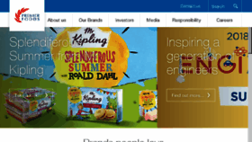 What Premierfoods.co.uk website looked like in 2018 (5 years ago)