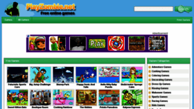 What Playzombie.net website looked like in 2018 (5 years ago)