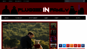 What Pluggedinfamily.com website looked like in 2018 (5 years ago)