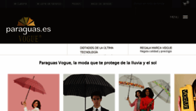 What Paraguas.es website looked like in 2018 (5 years ago)