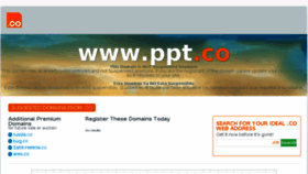 What Ppt.co website looked like in 2018 (5 years ago)
