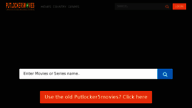 What Putlocker5movies.net website looked like in 2018 (5 years ago)
