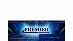 What Premiercommunications.com website looked like in 2018 (5 years ago)