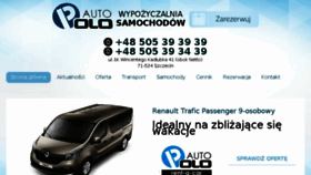 What Poloauto.pl website looked like in 2018 (5 years ago)