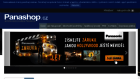 What Panashop.cz website looked like in 2018 (5 years ago)