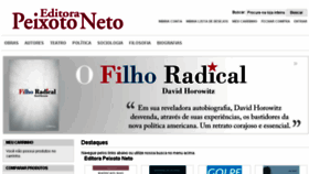 What Peixotoneto.com.br website looked like in 2018 (5 years ago)