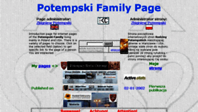 What Potempski.com website looked like in 2018 (5 years ago)