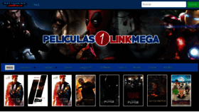What Peliculas1linkmega.com website looked like in 2018 (5 years ago)