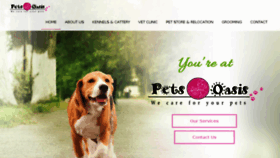 What Petsoasisuae.com website looked like in 2018 (5 years ago)