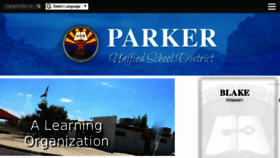 What Parkerusd.org website looked like in 2018 (5 years ago)