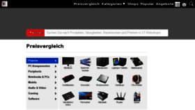 What Preisvergleich.tweakpc.de website looked like in 2018 (5 years ago)